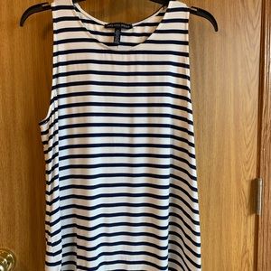 Saks Fifth Avenue Striped Tank Top Sz Large